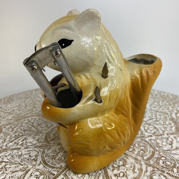 Vintage Squirrel Nut Cracker Tool Holder 1 Cracker 4 Picks No Hammer Japan - Picture 3 of 12